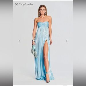 NWT - Retrofete Zoa Dress - Blue Silver